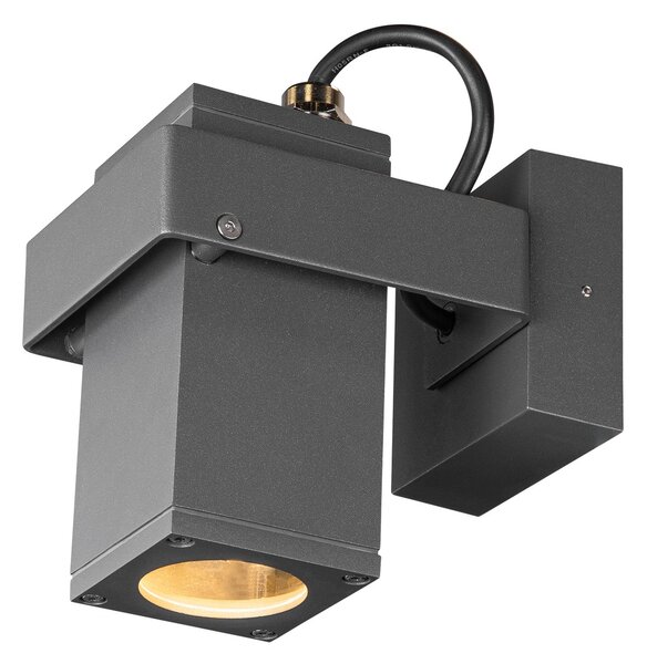 SLV 1004653 Theo Bracket, venkovní nástěnné svítidlo, 1x GU10, antracit, IP65