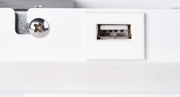 SLV 1003458 Somnila Flex, nástěnné svítidlo k posteli, LED 13W 3000K, bílá, verze vpravo, USB přípojka