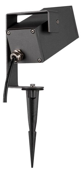 SLV 1004652 Theo Bracket, venkovní reflektor s trnem, 1x GU10, antracit, IP65