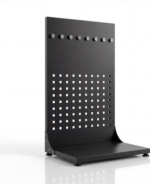 Perforovaná tabule s magnety 660 x 400 x 300 mm