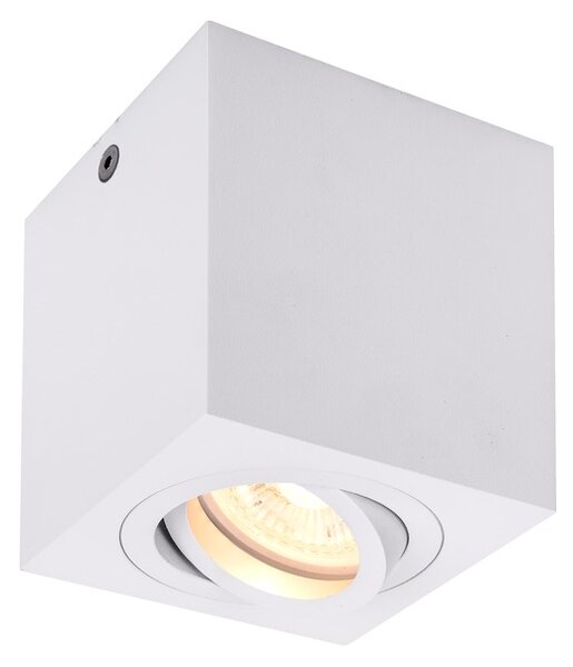 SLV 1002015 Triledo, bílé stropní svítidlo, 1x GU10 max. 10W, rozměr 8,5 x 8,5cm