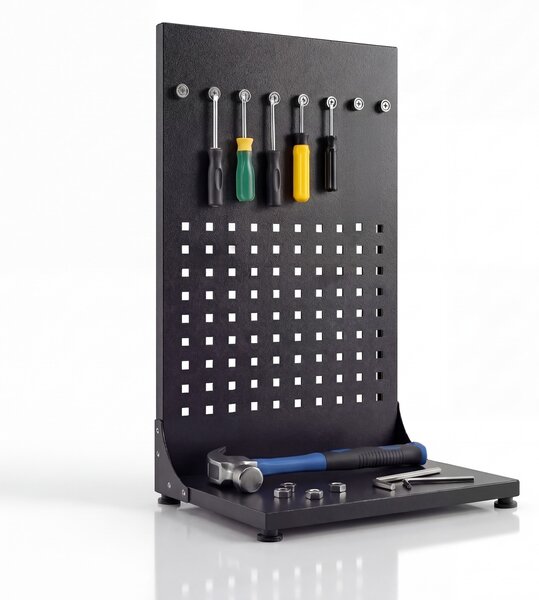 Perforovaná tabule s magnety 660 x 400 x 300 mm