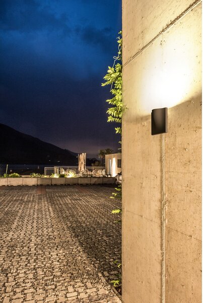 SLV 1002504 Vilua, venkovní nástěnné svítidlo, LED 16W 3000K, 20x20cm, IP54