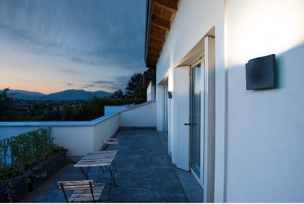 SLV 1002504 Vilua, venkovní nástěnné svítidlo, LED 16W 3000K, 20x20cm, IP54