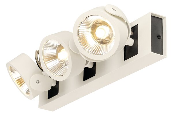 SLV 1000132 Kalu, bílá LED bodovka, 3x10W 60° LED 3000K, výška 16,5cm