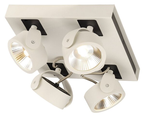 SLV 1000136 Kalu, bílá LED bodovka, 4x10W 60° LED 3000K, 28x29cm