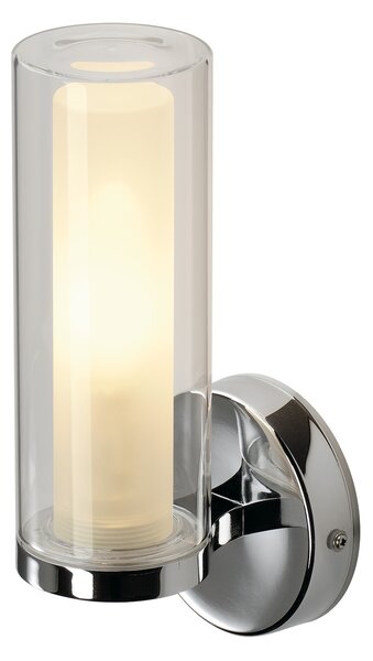 SLV 1002228 WL 105, nástěnné svítidlo do koupelny, 1x E14 max 40W, chrom, zdvojené sklo