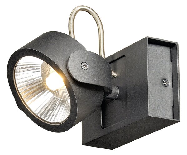 SLV 1000127 Kalu, černá LED bodovka, 1x10W 60° LED 3000K, výška 16,5cm
