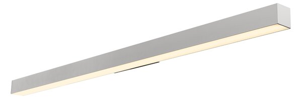 SLV 1000670 Q-line, stříbrnošedé lineární nástěnné svítidlo, 42W LED 3000K, délka 142,5cm