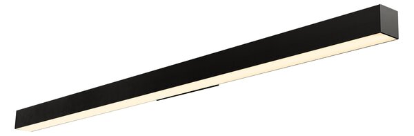 SLV 1000669 Q-line, černé lineární nástěnné svítidlo, 42W LED 3000K, délka 142,5cm