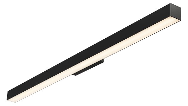 SLV 1000669 Q-line, černé lineární nástěnné svítidlo, 42W LED 3000K, délka 142,5cm