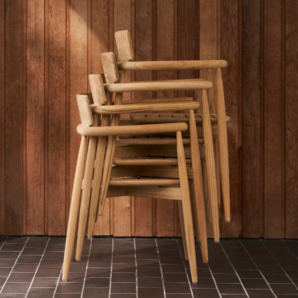 Carl Hansen designové zahradní židle Embrace Outdoor Dining Chair