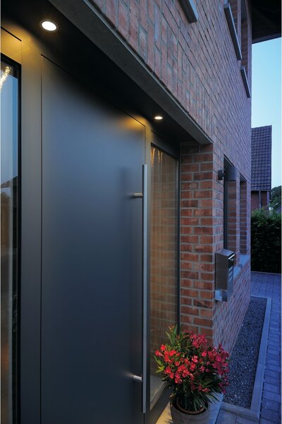 SLV 1001168 Dolix OUT, venkovní matně chromová zápustná bodovka GU10 max. 50W, průměr 8,2cm, IP65