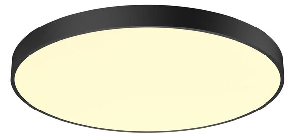 SLV 1001878 Medo 90 CORONA, kulaté černé stropní svítidlo s efektem korony 78W LED 3000/4000K, stmívatelné, průměr 90cm