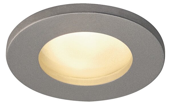 SLV 1001167 Dolix OUT, venkovní šedá zápustná bodovka GU10 max. 50W, průměr 8,2cm, IP65
