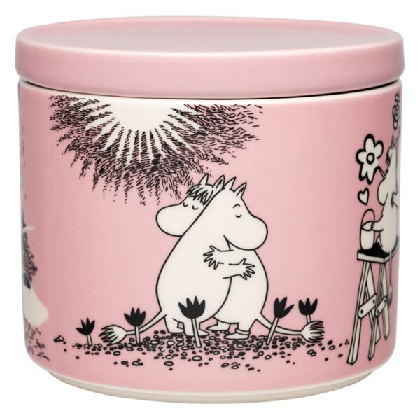 Arabia Dóza Moomin Love 0,7l, růžová / 30. výročí