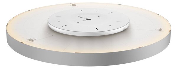 SLV 1001880 Medo 90 CORONA, kulaté šedé stropní svítidlo s efektem korony 78W LED 3000/4000K, stmívatelné, průměr 90cm