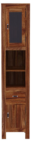 Skříňka do koupelny Nela 40x190x35 z indického masivu palisandr