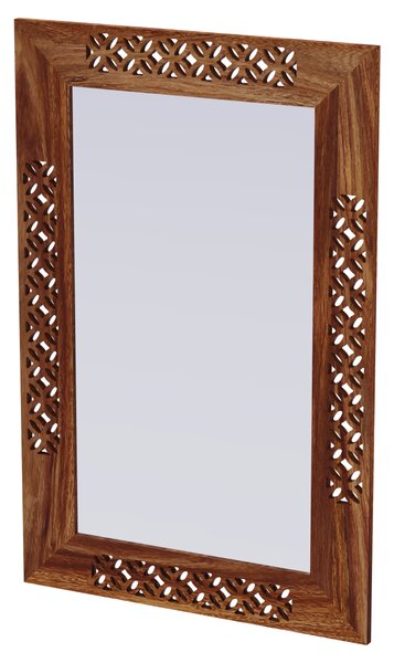 Zrcadlo Mira 60x90 z indického masivu palisandr