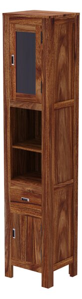 Skříňka do koupelny Nela 40x190x35 z indického masivu palisandr