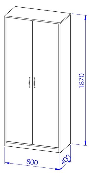 BRADOP Skříň Office C502