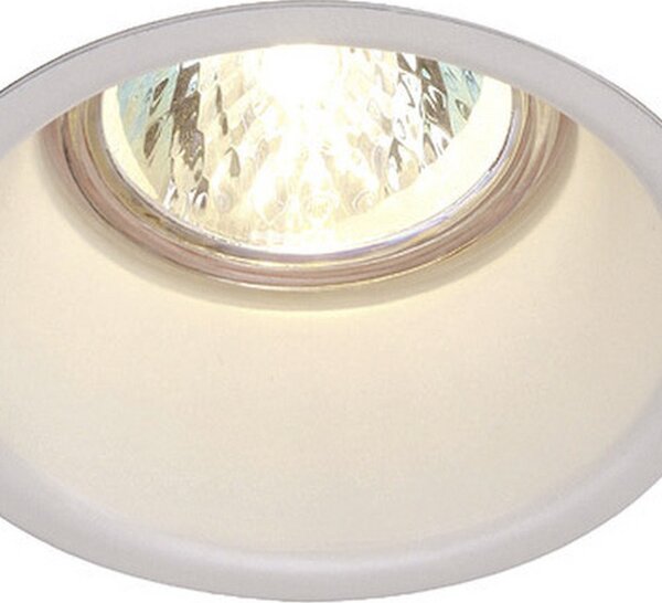 SLV 112911 Horn GU10, zápustná bodovka do podhledu, 1x50W, 230V, bílá, prům. 8,3cm