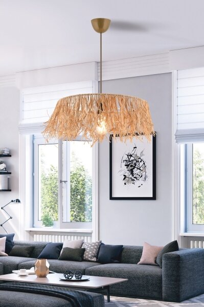 Lustr na lanku MARISKA 1xE27/40W/230V rafie