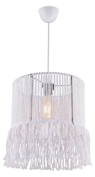 Lustr na lanku NESS MACRAME 1xE27/40W/230V bílá