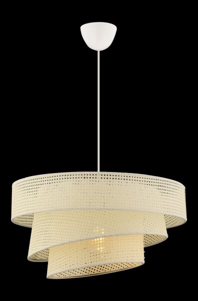 Lustr na lanku COUPER 1xE27/60W/230V bílá