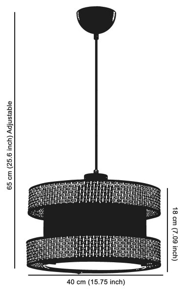 Lustr na lanku HALO 1xE27/60W/230V černá/šedá