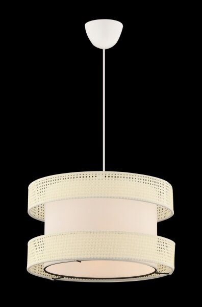 Lustr na lanku HALO 1xE27/60W/230V krémová