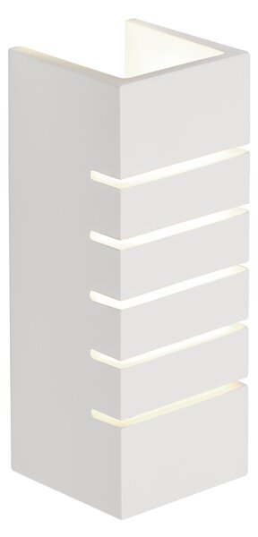 SLV 148010 Plastra 100 Slot, nástěnné sádrové svítidlo, 1x40W E14, výška 24cm