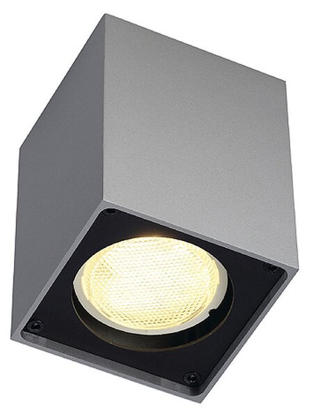 SLV 151514 Altra Dice CL-1, hranaté stropní svítidlo v stříbrnošedé/černé úpravě, 1x35W, 7x7cm