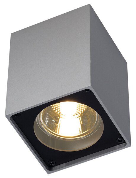 SLV 151514 Altra Dice CL-1, hranaté stropní svítidlo v stříbrnošedé/černé úpravě, 1x35W, 7x7cm