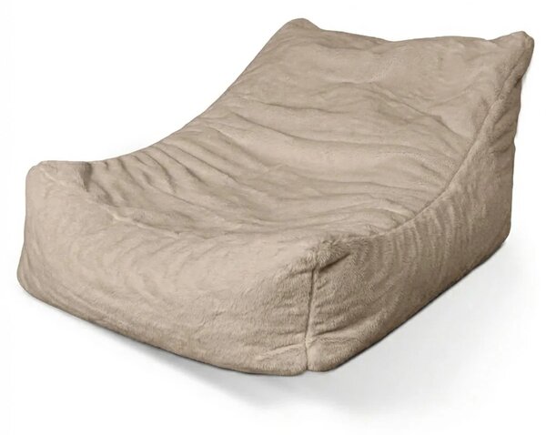 Sablio Sedací vak Lounge SOFTY - Sand - 80 x 95 x 50 cm