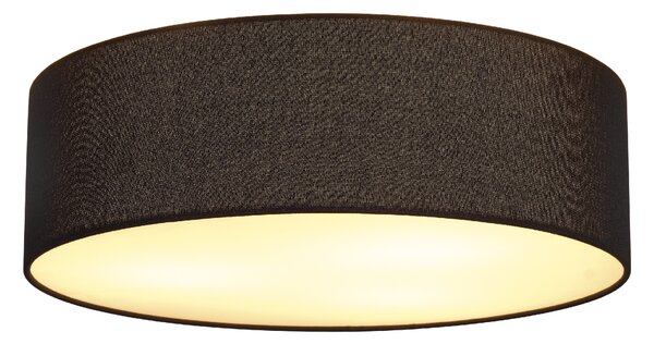SLV 156050 Tenora, stropní svítidlo z černého textilu, 3x23W E27, prům. 50cm