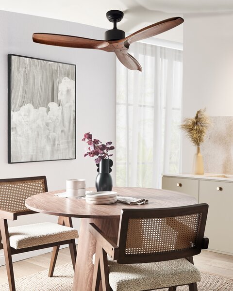 Stropní ventilátor ARANI s dálkovým ovládáním Tmavě hnědá