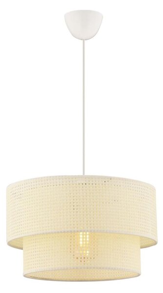 Lustr na lanku ECHO 1xE27/60W/230V krémová