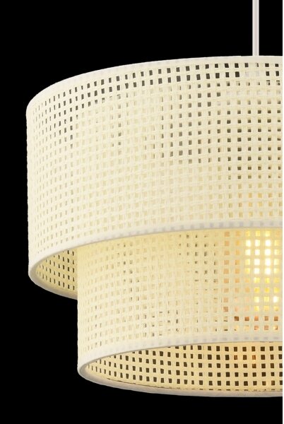 Lustr na lanku ECHO 1xE27/60W/230V krémová