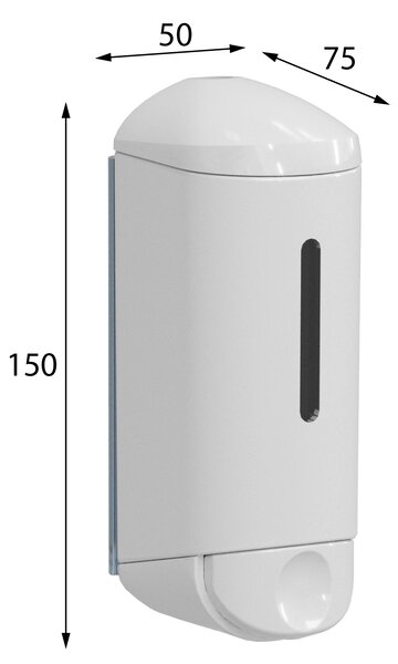 MARPLAST MARPLAST, SHOWER SMALL dávkovač tekutého mýdla 170ml, bílá, A94501