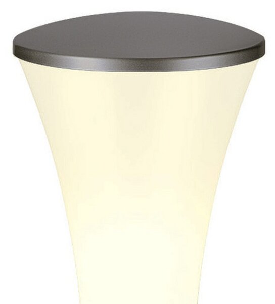 SLV 228925 Alpa Cone, venkovní sloupkové svítidlo, 1x24W E27, šedá, IP55, 108cm