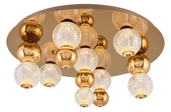 LED Stropní svítidlo CREMONA LED/37W/230V 3000K zlatá