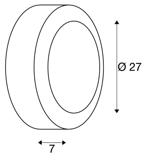 SLV 229075 Bulan, antracitové venkovní svítidlo, 1x60 E14, prům.27cm, IP44
