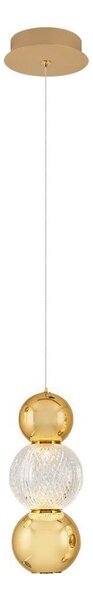 LED Lustr na lanku CREMONA LED/5W/230V 3000K zlatá