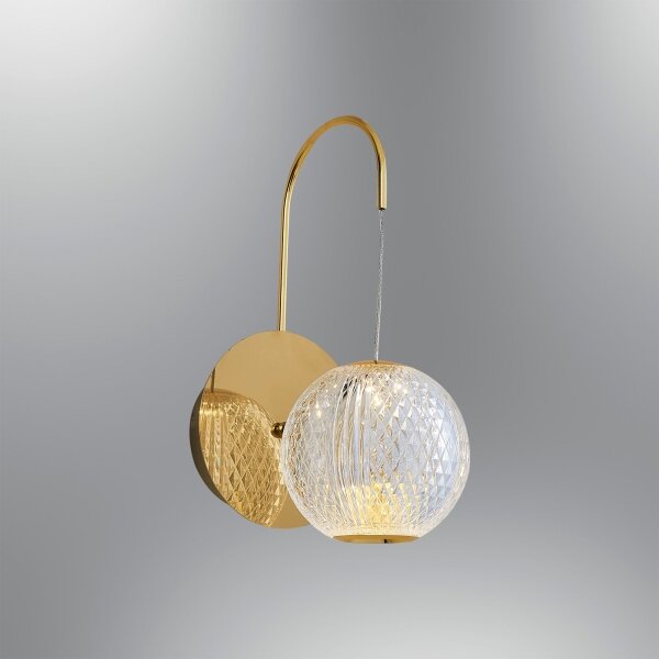 LED Nástěnná lampa CREMONA LED/5W/230V 3000K zlatá