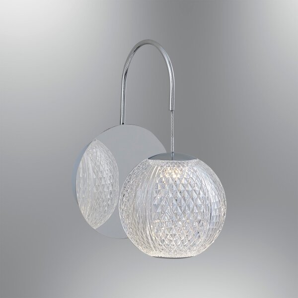 LED Nástěnná lampa CREMONA LED/5W/230V 3000K matný chrom