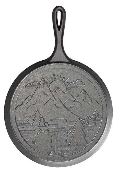 Litinová pánev na palačinky Lodge 26 cm - Wanderlust