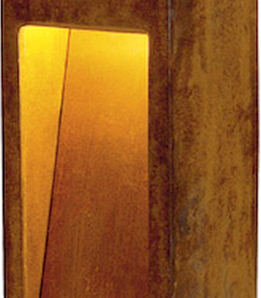 SLV 229410 Rusty Slot 50, venkovní sloupek, 1x11W (energeticky úsporné), patina rzi, IP44, 50cm