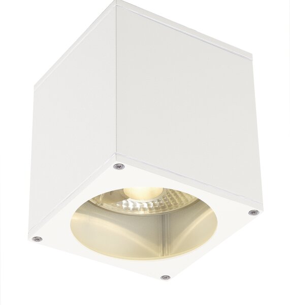 SLV 229551 Theo Ceiling, stropní venkovní svítidlo, 1x75W GU10 ES111, bílá, výška 15cm, IP44