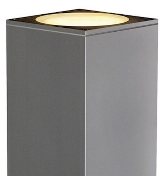 SLV 229574 Theo Big Up-Down Wall, venkovní nástěnné svítidlo, 2x75W GU10 ES111, stříbrnošedá, výška 27cm, IP44